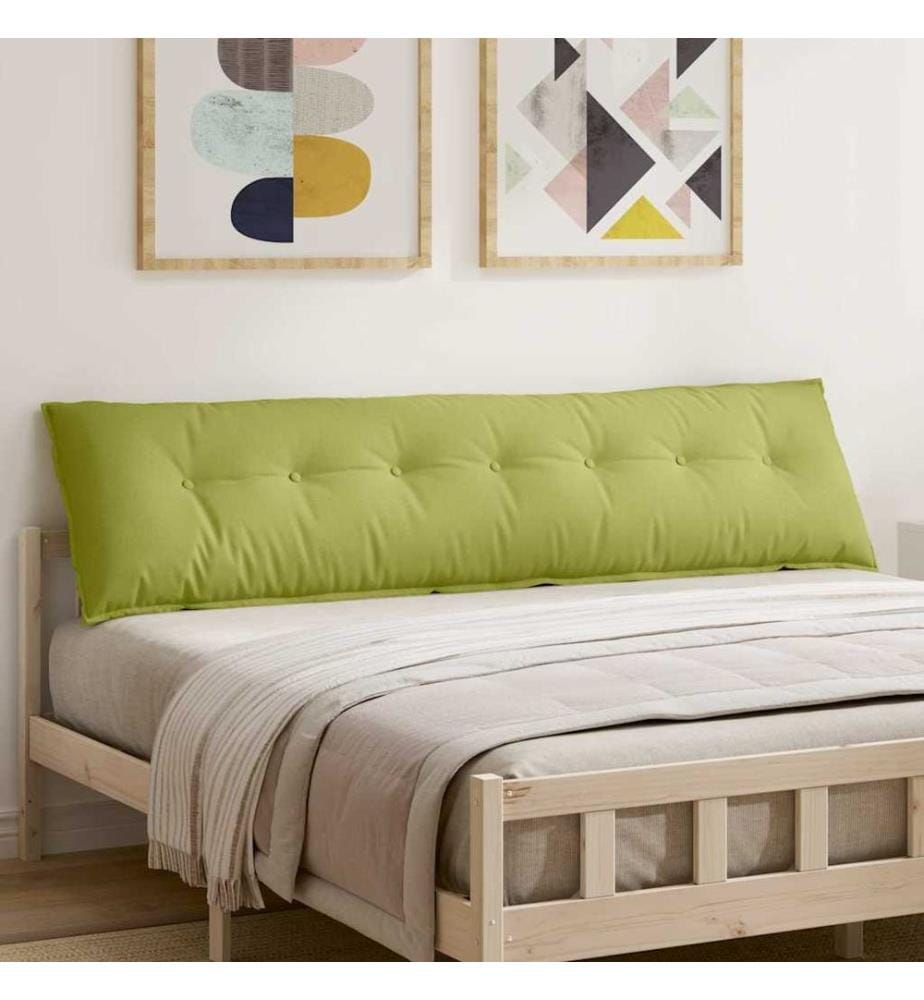 Coussin de Dos Vert clair 200 x 19 x 50 cm tissu