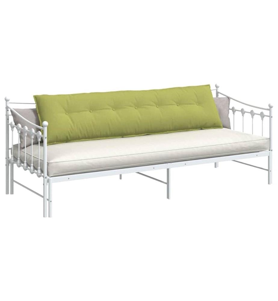 Coussin de Dos Vert clair 200 x 19 x 50 cm tissu