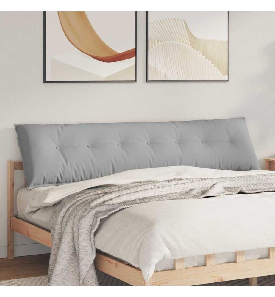 Coussin de Dos Gris nuage 200 x 19 x 50 cm tissu