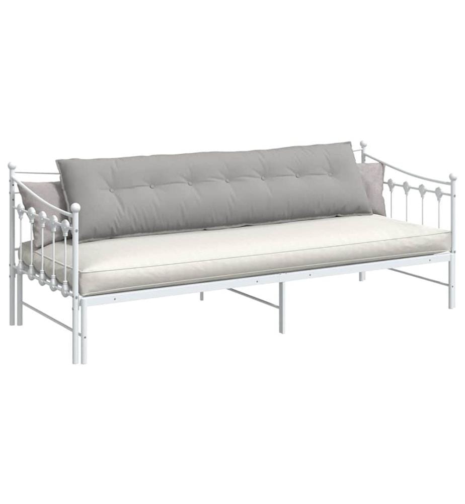 Coussin de Dos Gris nuage 200 x 19 x 50 cm tissu
