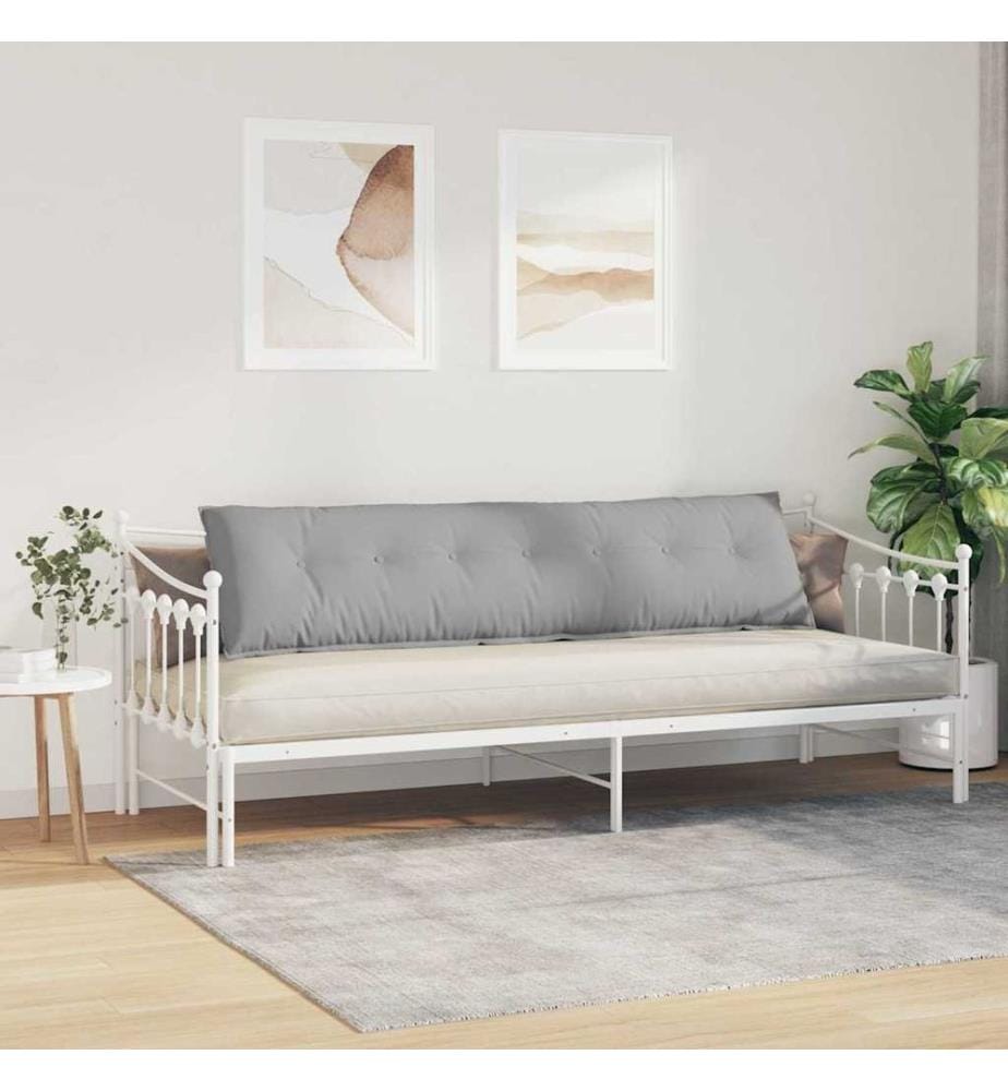 Coussin de Dos Gris nuage 200 x 19 x 50 cm tissu
