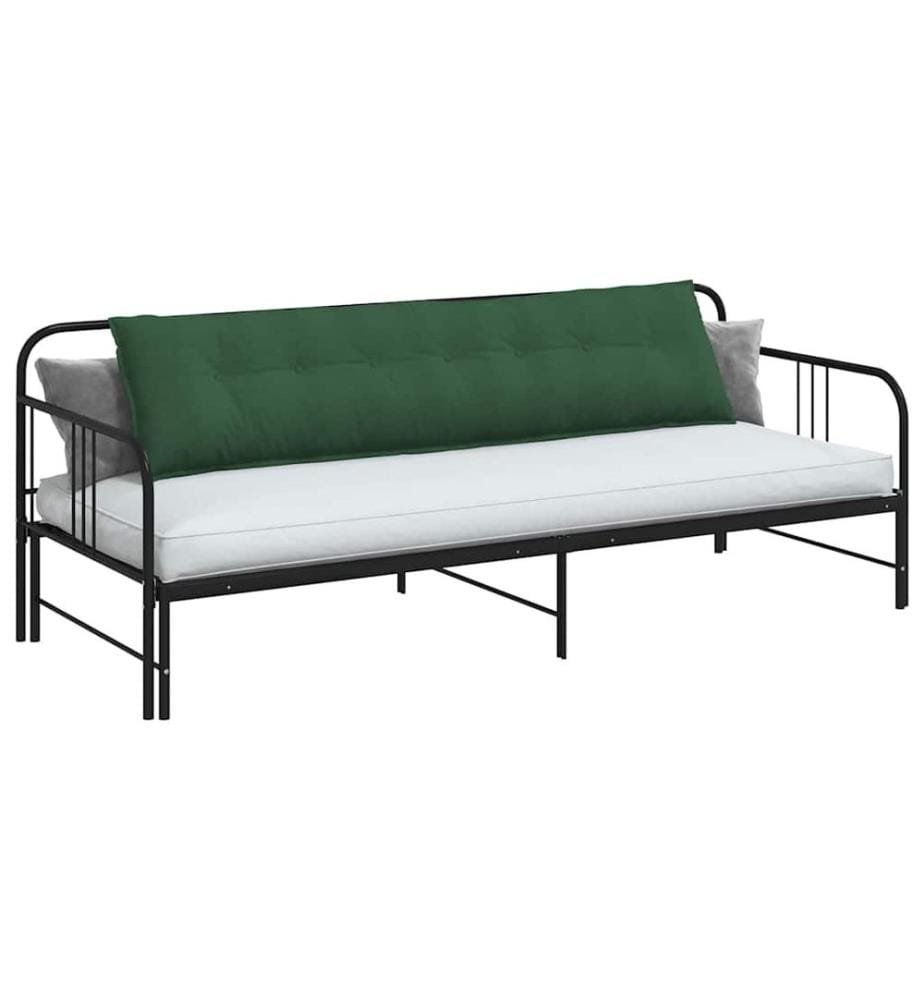 Coussin de Dos Vert Jungle 200 x 50 cm Tissu en velours côtelé