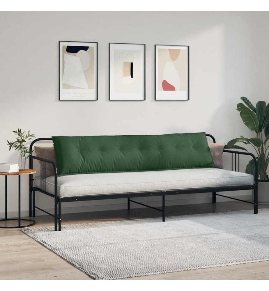 Coussin de Dos Vert Jungle 200 x 50 cm Tissu en velours côtelé
