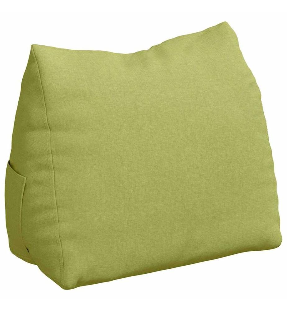 Coussin de Dos Vert clair 45 x 20 x 35 cm tissu