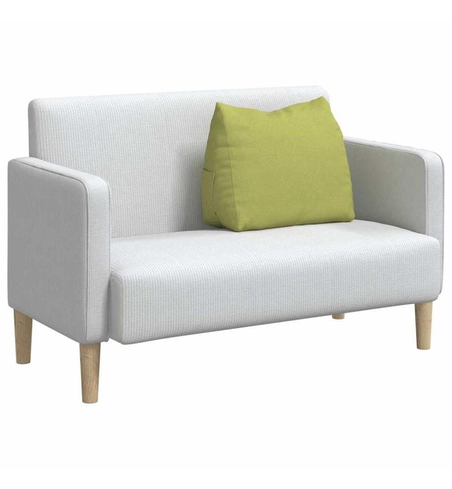 Coussin de Dos Vert clair 60 x 20 x 50 cm tissu