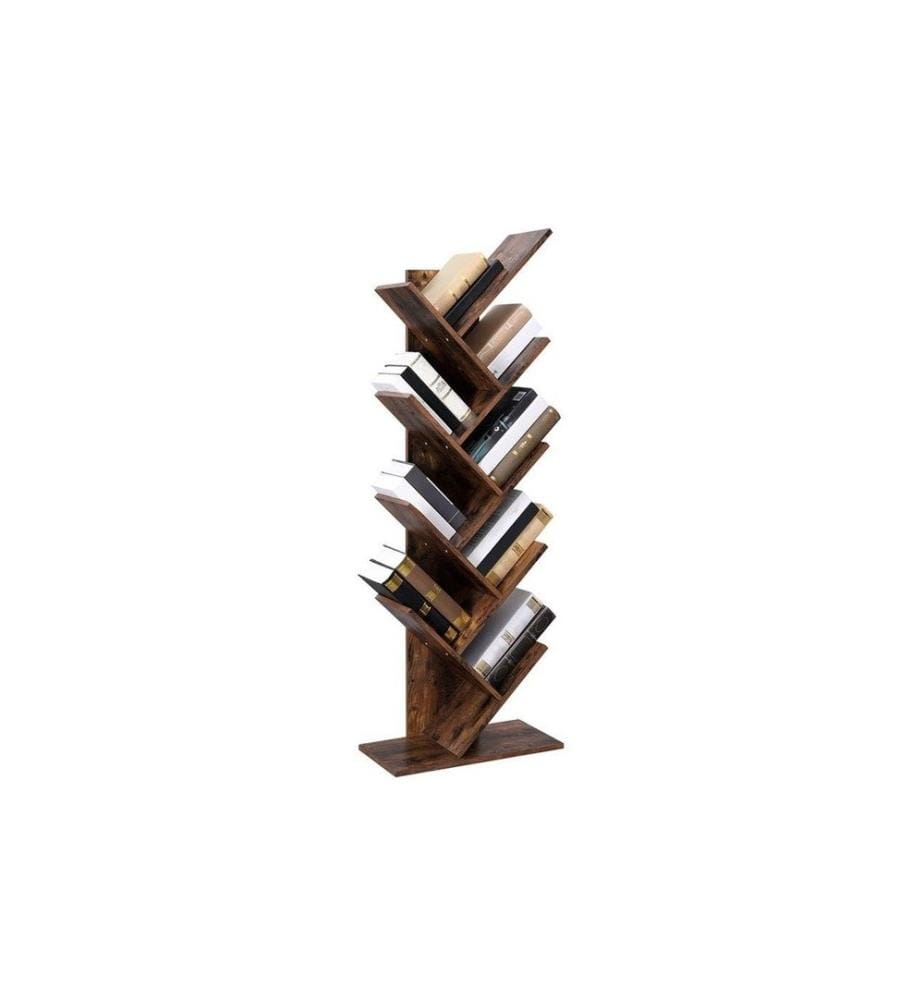 VASAGLE - Regal Tree 50 x 141.5 cm, Braun