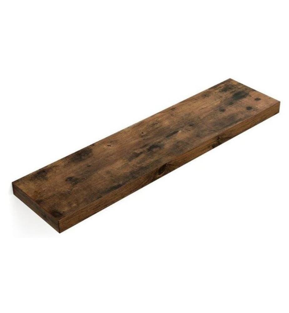 VASAGLE - Wandregal Ledge 80 x 3.8 cm, Braun