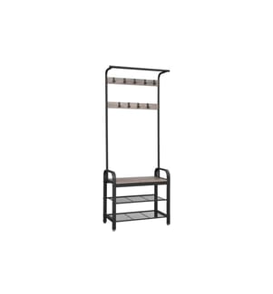 VASAGLE - Portemanteau avec porte-chaussures 72 x 183 cm