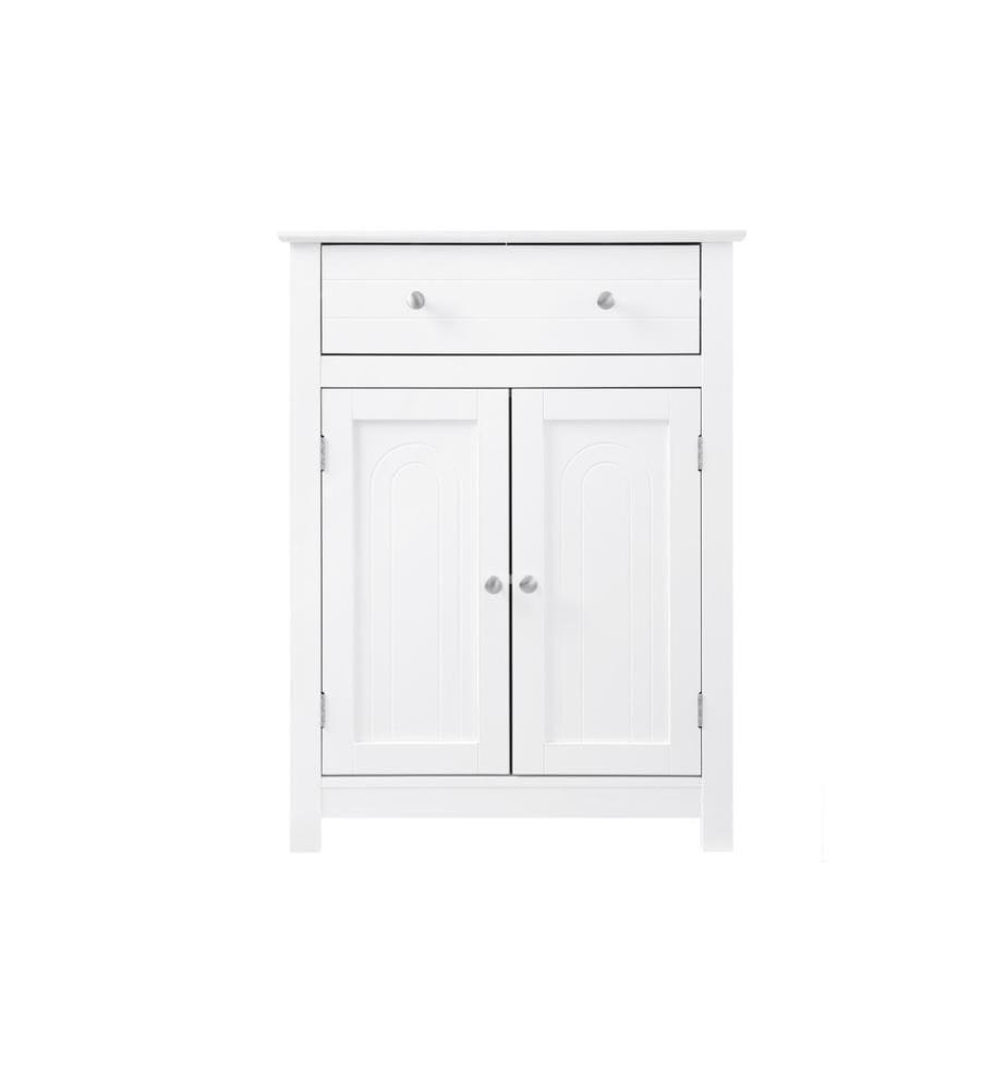 VASAGLE - Badezimmerregal mit Schublade 60 x 80 cm, Weiss