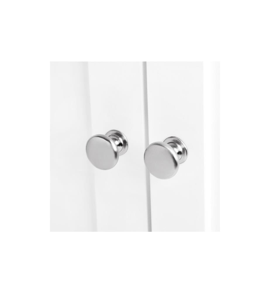 VASAGLE - Meuble sous lavabo avec double porte 60 x 60 cm, Blanc