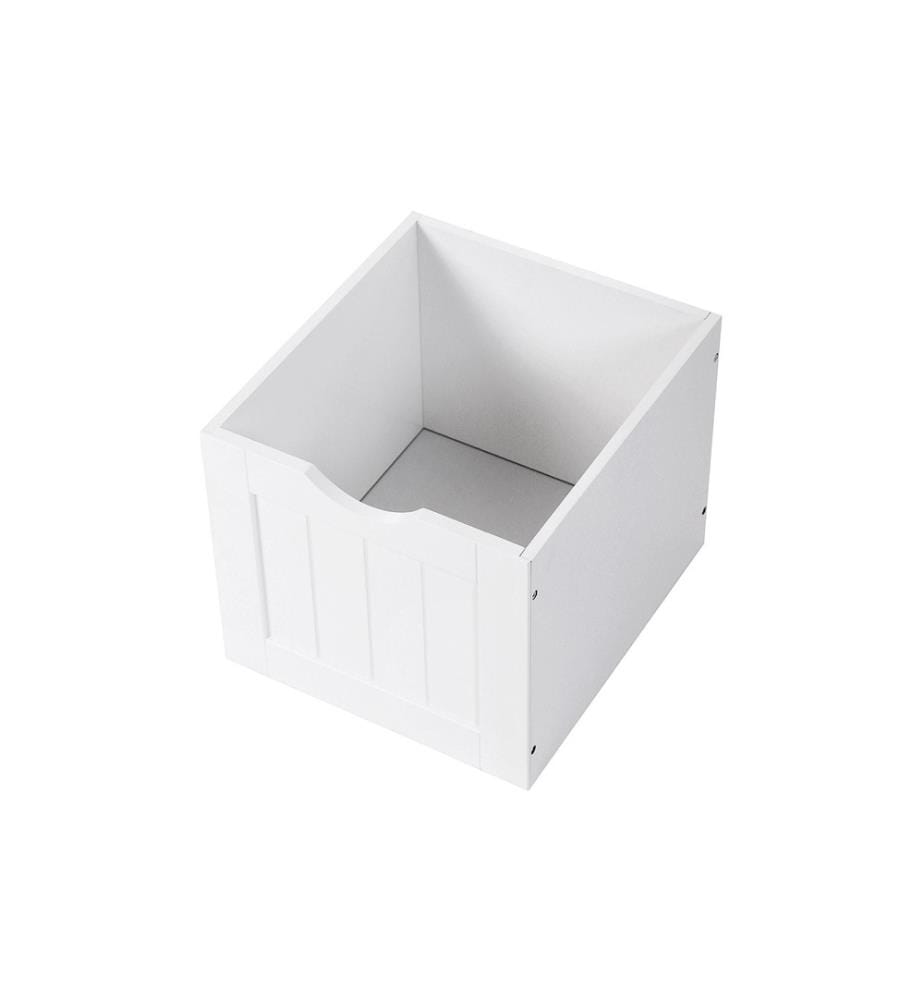 VASAGLE - Regal mit 2 Schubladen 30 x 89 cm, Weiss