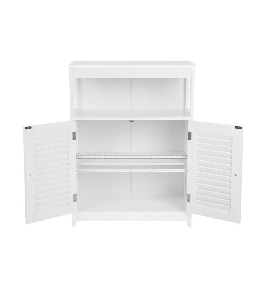 VASAGLE - avec double porte 60 x 80 cm, Blanc