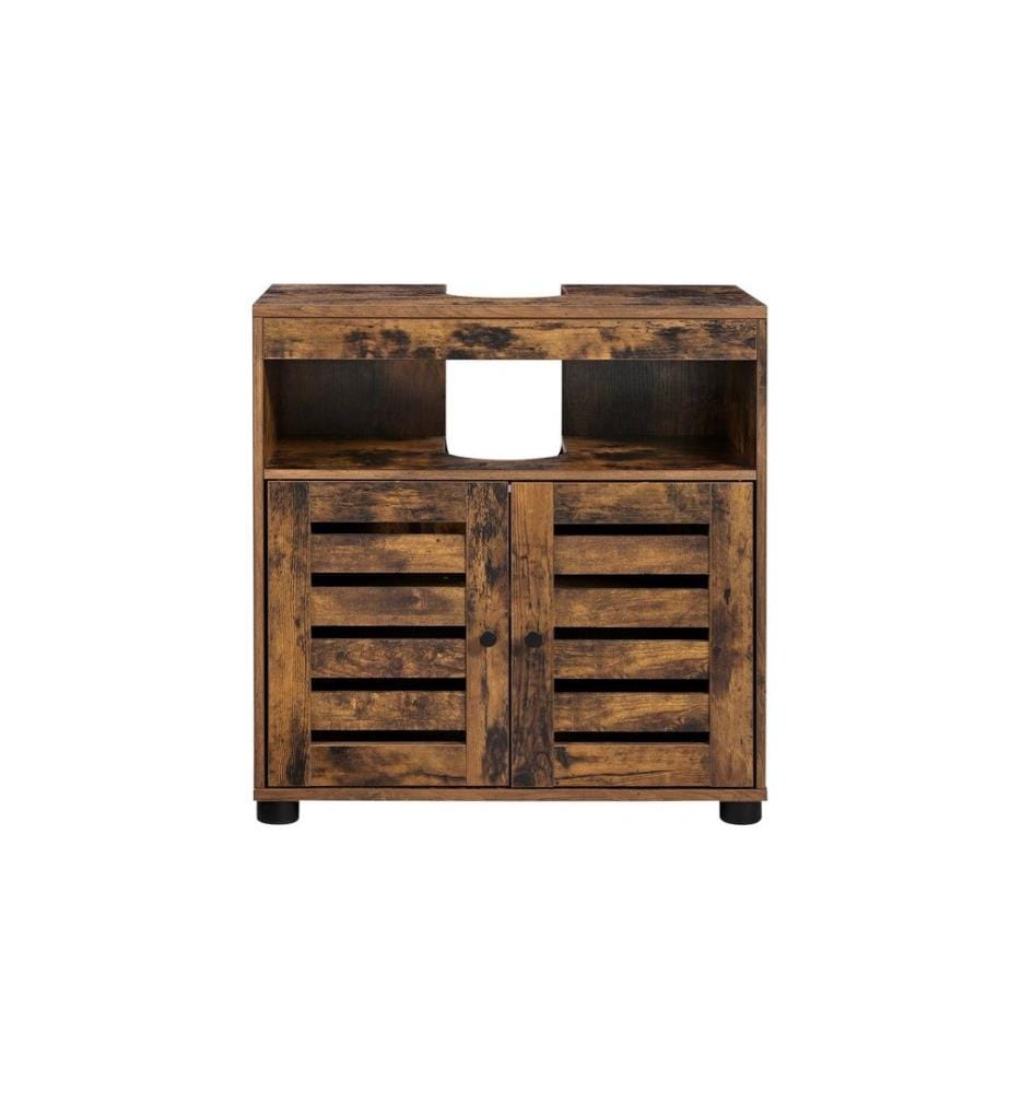 VASAGLE - Meuble sous lavabo 60 x 63 cm, Brun