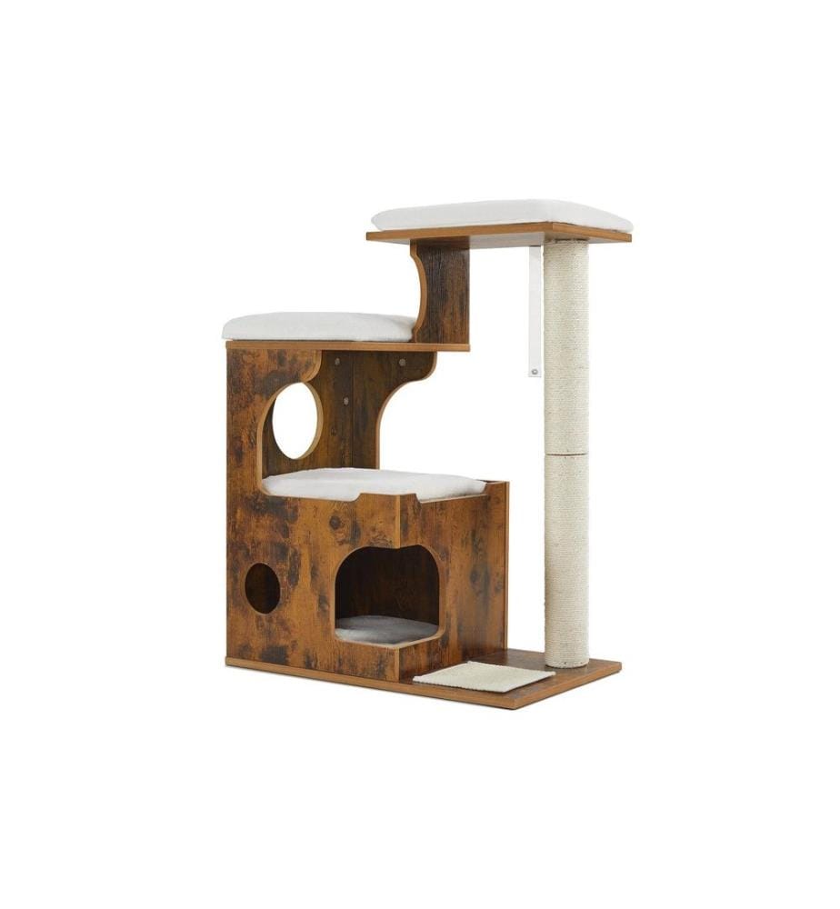 Feandrea - Arbre à chat 88 cm, brun vintage
