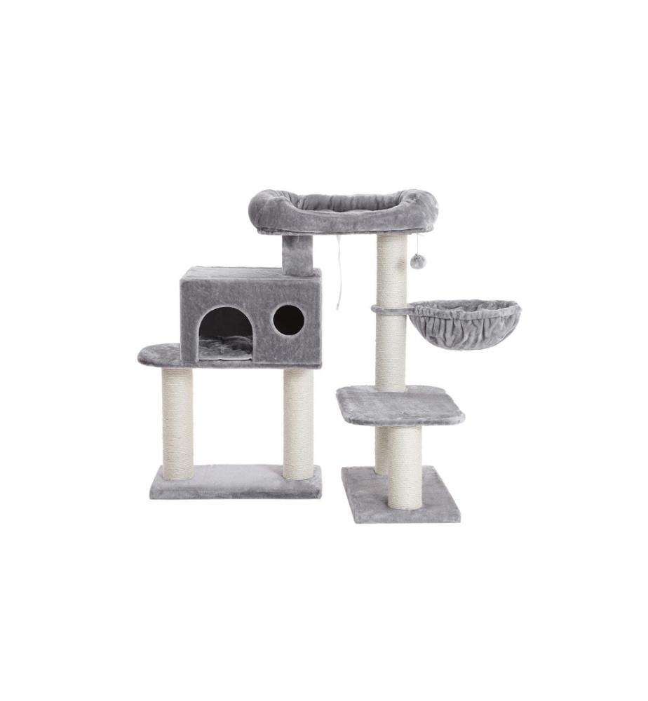 Feandrea - Arbre à chat 112 cm, gris clair