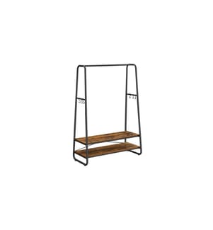 VASAGLE - Portemanteau Vintage 160 cm, Brun/Noir