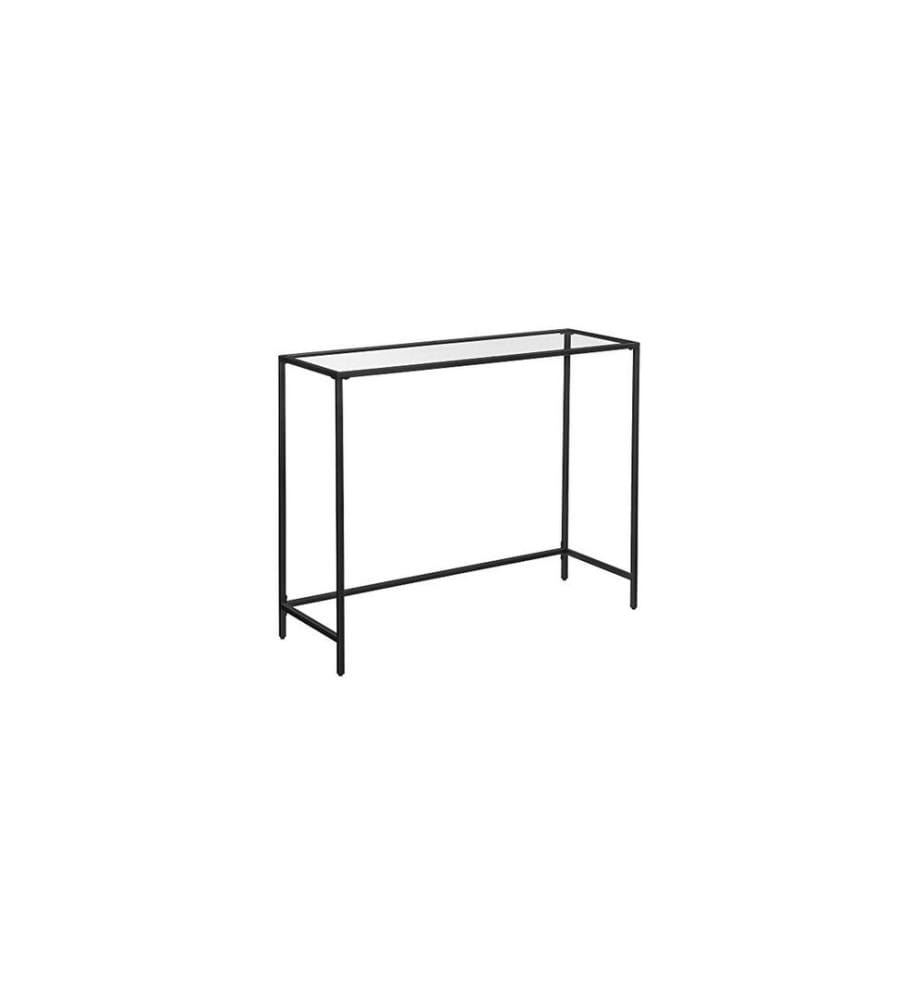 VASAGLE - Table console 100 x 35 x 80 cm, Noir