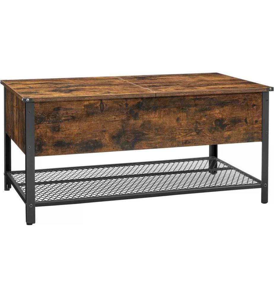 VASAGLE - Table basse avec plateau rabattable 100 x 55 x 47 cm