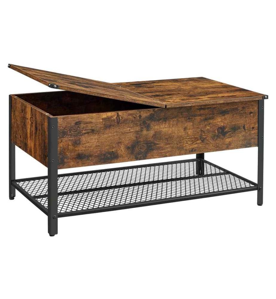 VASAGLE - Table basse avec plateau rabattable 100 x 55 x 47 cm