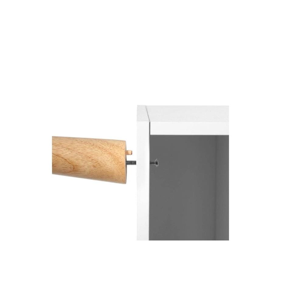 VASAGLE - Meuble TV 110 x 40 cm, Blanc