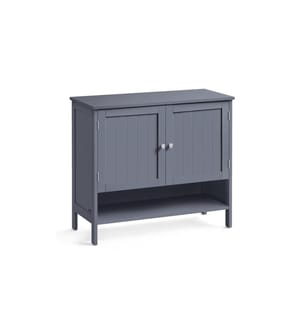 VASAGLE - Armoire à chaussures Style maison de campagne 80 x 70 cm, Gris