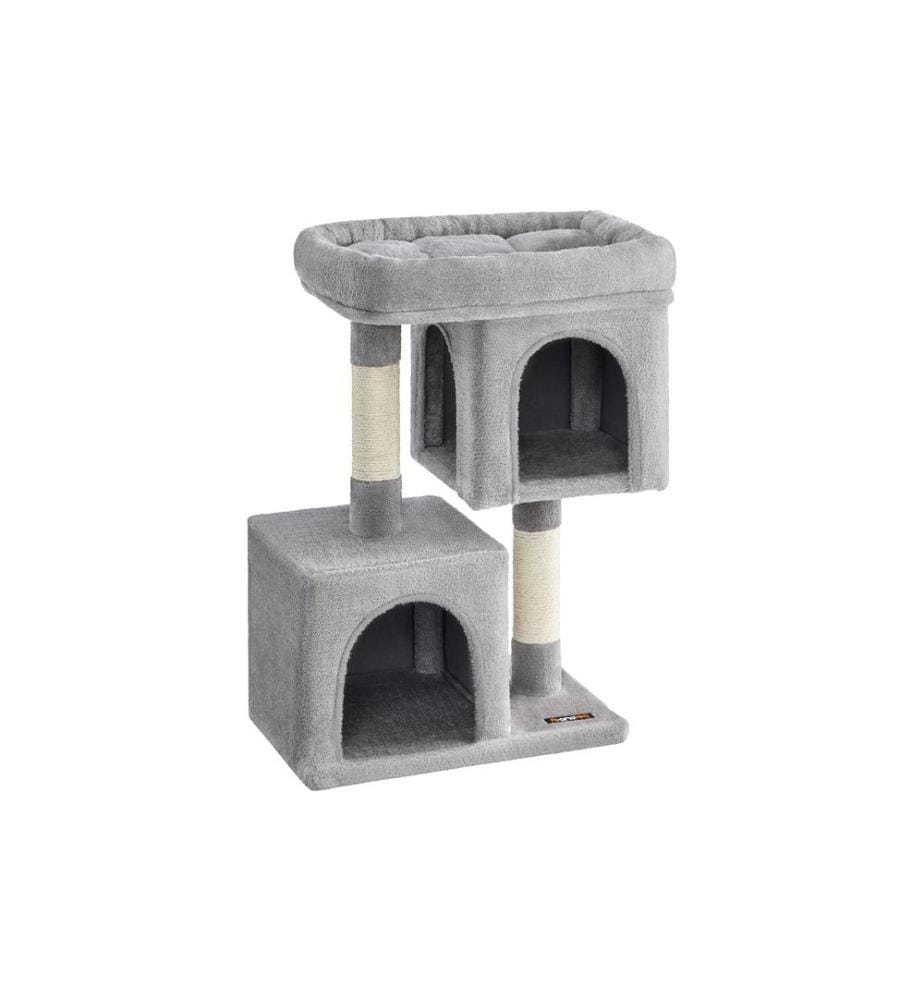 Feandrea - Arbre à chat Grande plate-forme 74 cm, gris clair