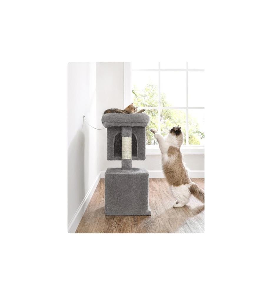 Feandrea - Arbre à chat Grande plate-forme 74 cm, gris clair