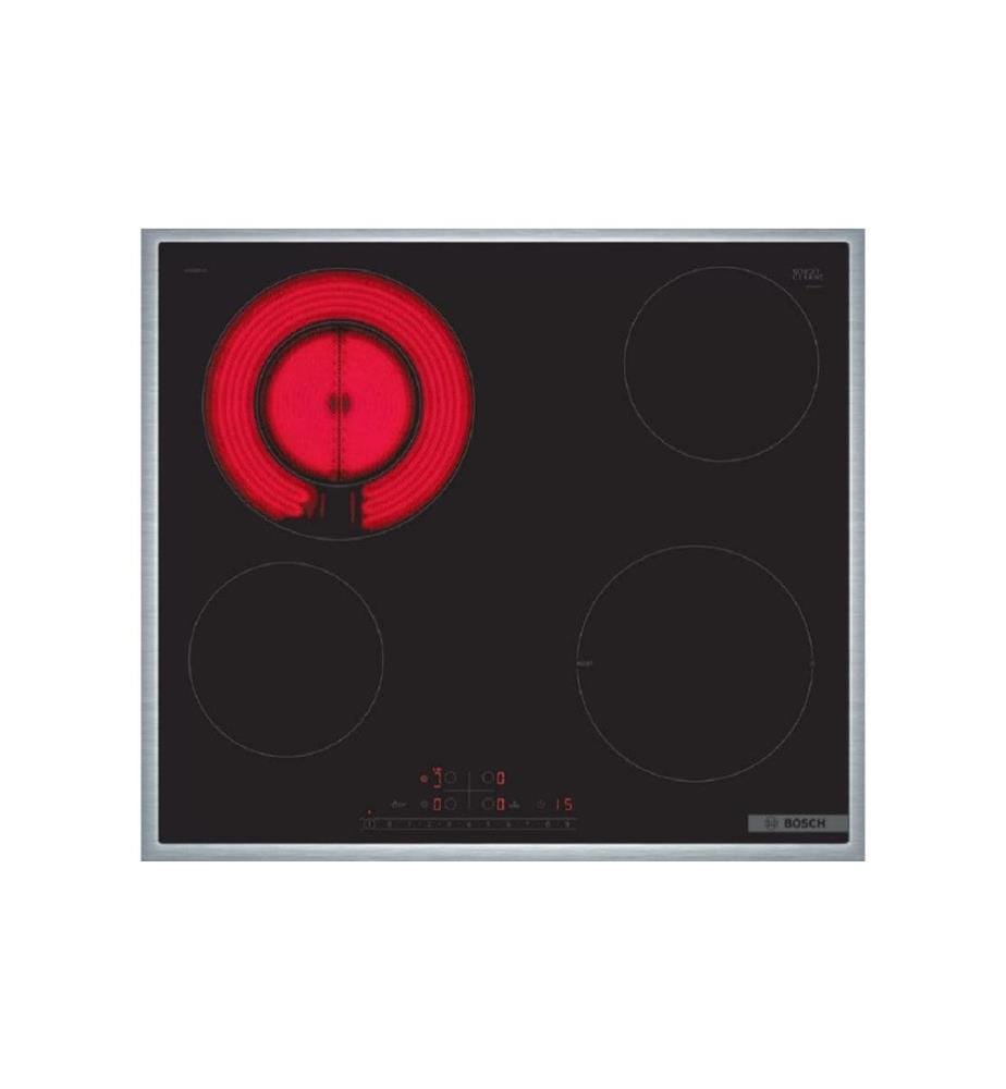 BOSCH - Plaque de cuisson en vitrocéramique PKF645FP2C À plat