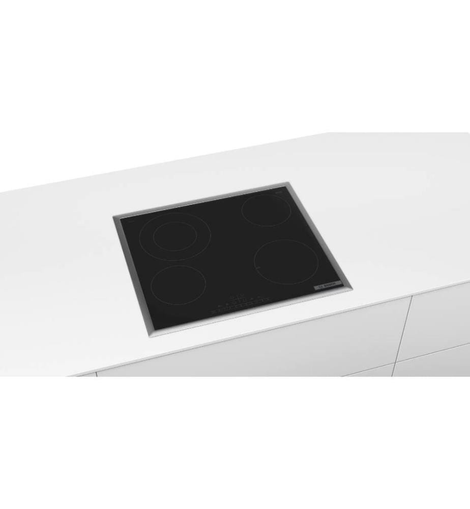 BOSCH - Plaque de cuisson en vitrocéramique PKF645FP2C À plat