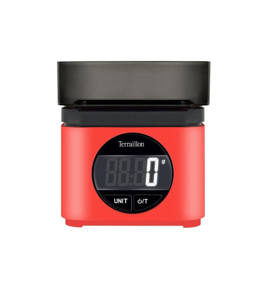 Terraillon - Balance de cuisine BA22 Mythic 70's Rouge