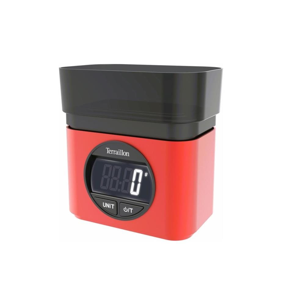 Terraillon - Balance de cuisine BA22 Mythic 70's Rouge
