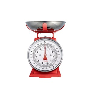 Terraillon - Balance de cuisine Trad 500 Rouge