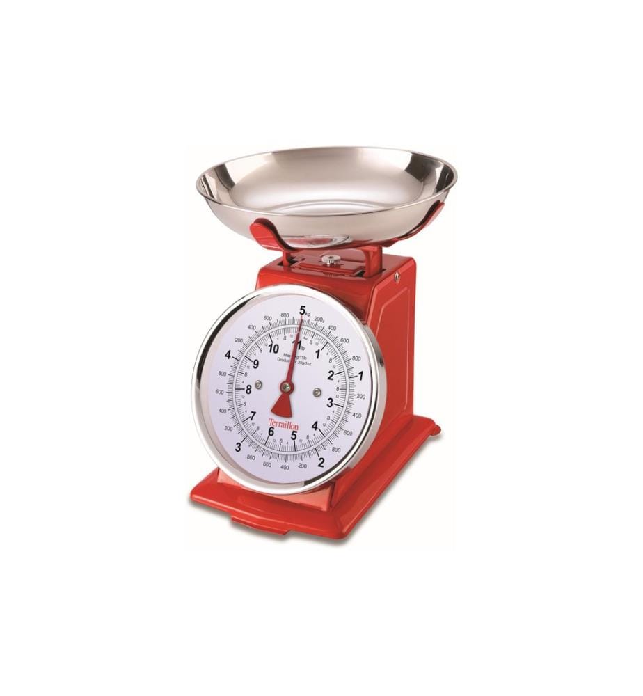 Terraillon - Balance de cuisine Trad 500 Rouge