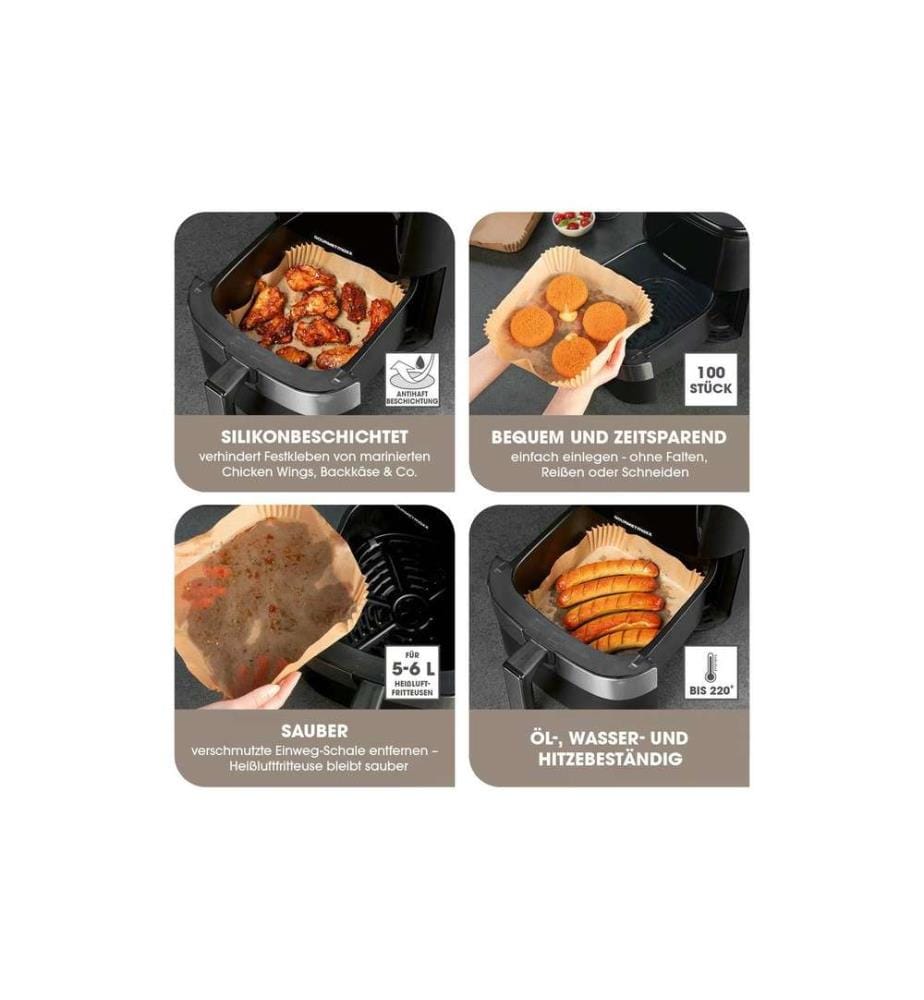 GOURMETMAXX - Papier de cuisson 100 Pièce/s