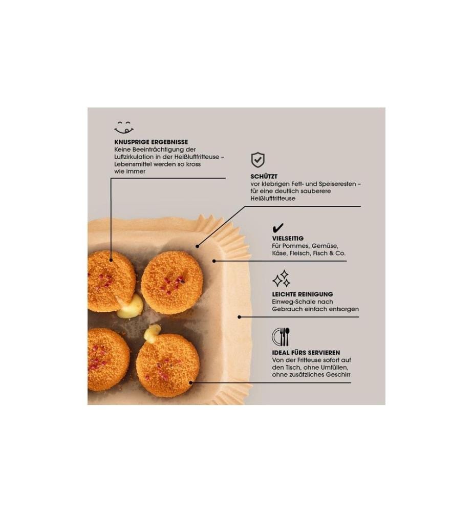GOURMETMAXX - Papier de cuisson 100 Pièce/s