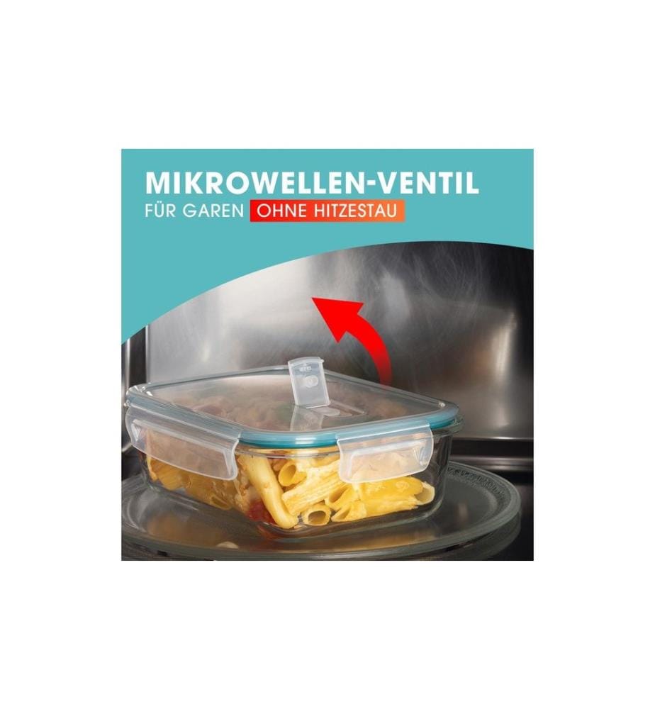 GOURMETMAXX - Boîte à provisions 3 pièces, Transparent