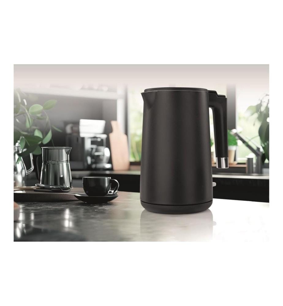 GOURMETMAXX - Bouilloire Cool-Touch 1.7 l, Noir