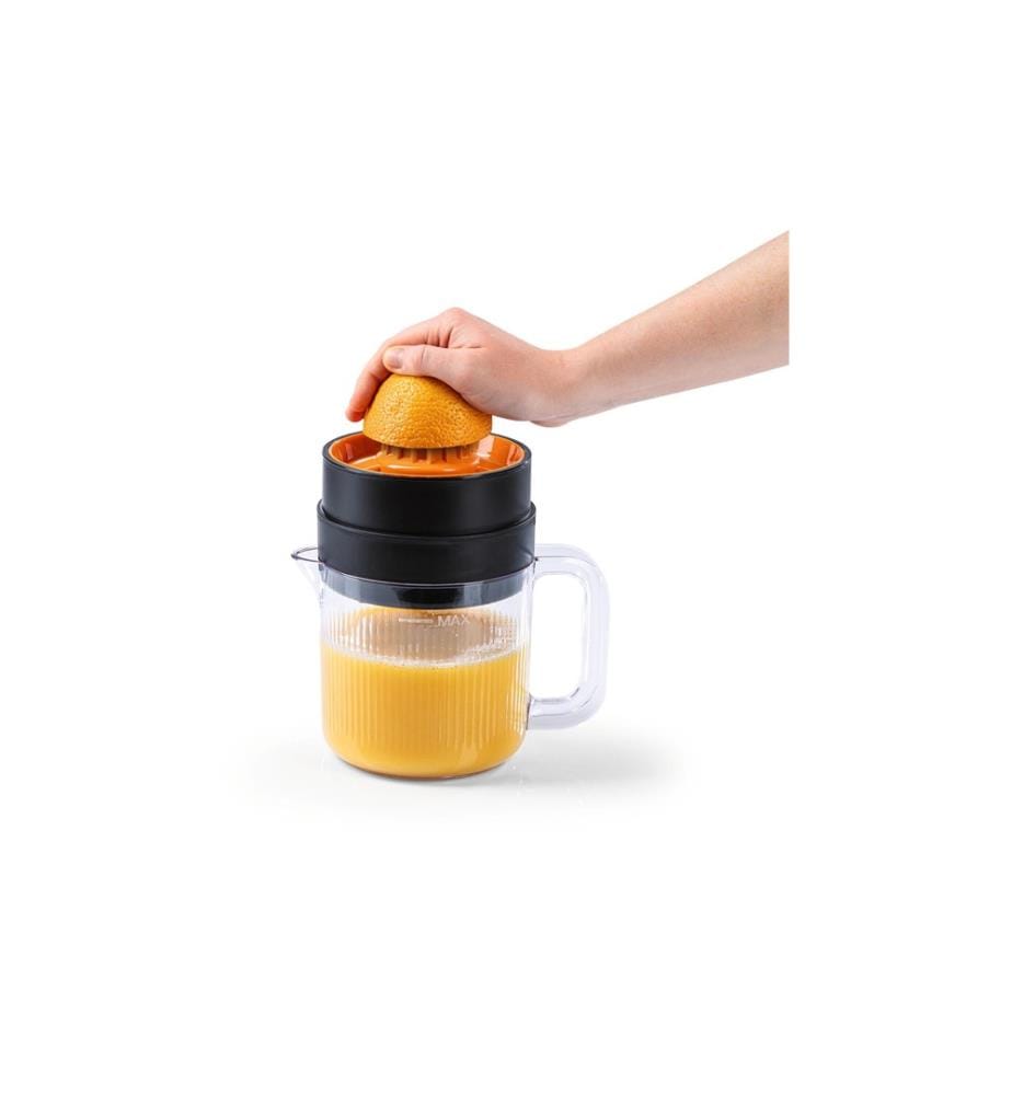 GOURMETMAXX - Zitruspresse Orange/Schwarz