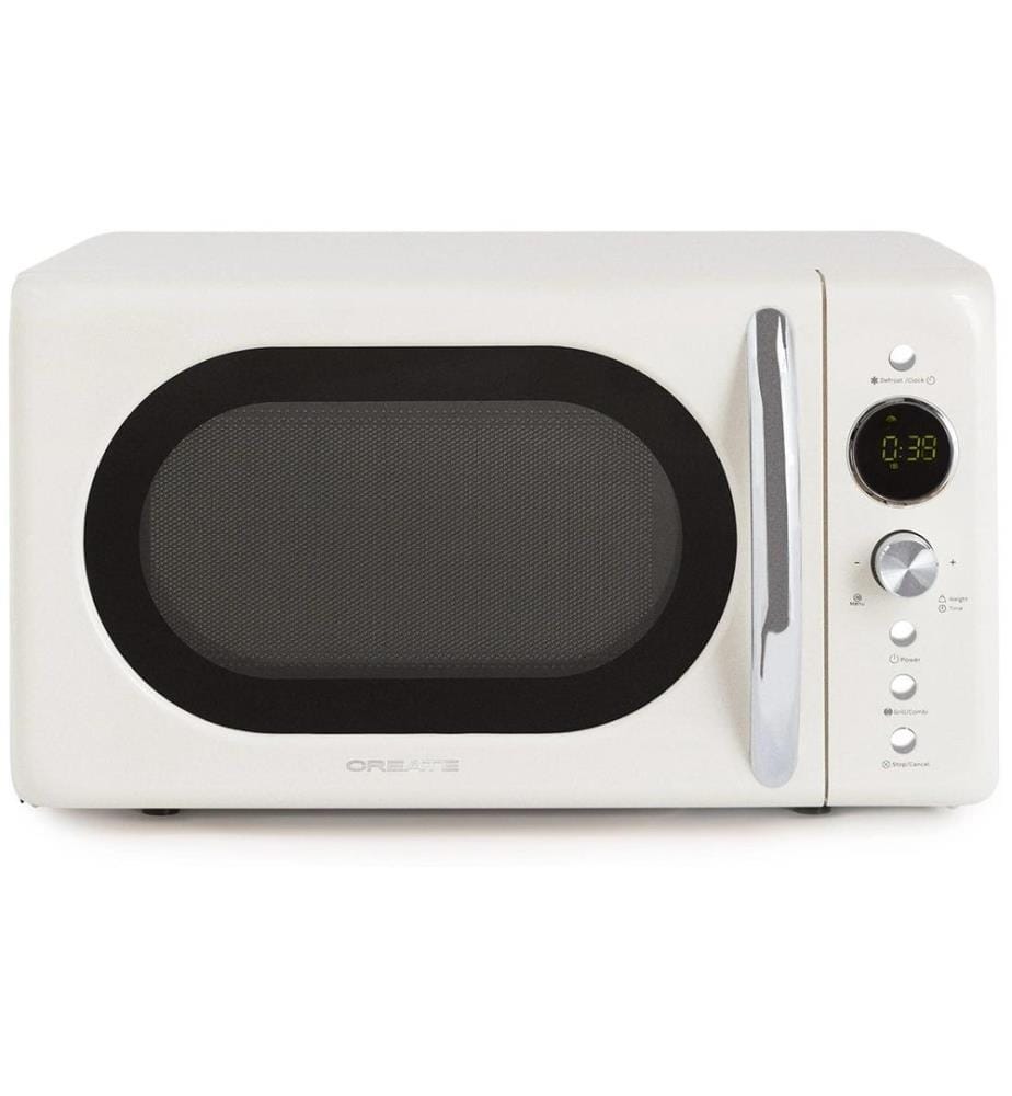 Create - Four à micro-ondes Retro Laine blanc