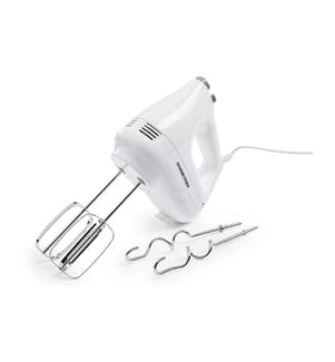 GOURMETMAXX - Batteur 250W y compris le fouet Blanc