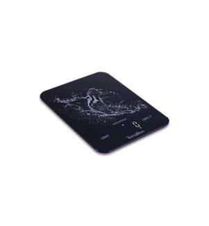 Terraillon - Küchenwaage Aqua Resist Schwarz