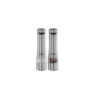 Russell Hobbs - Moulins à sel et à poivre 2 pièces, 23.3 cm, Argenté