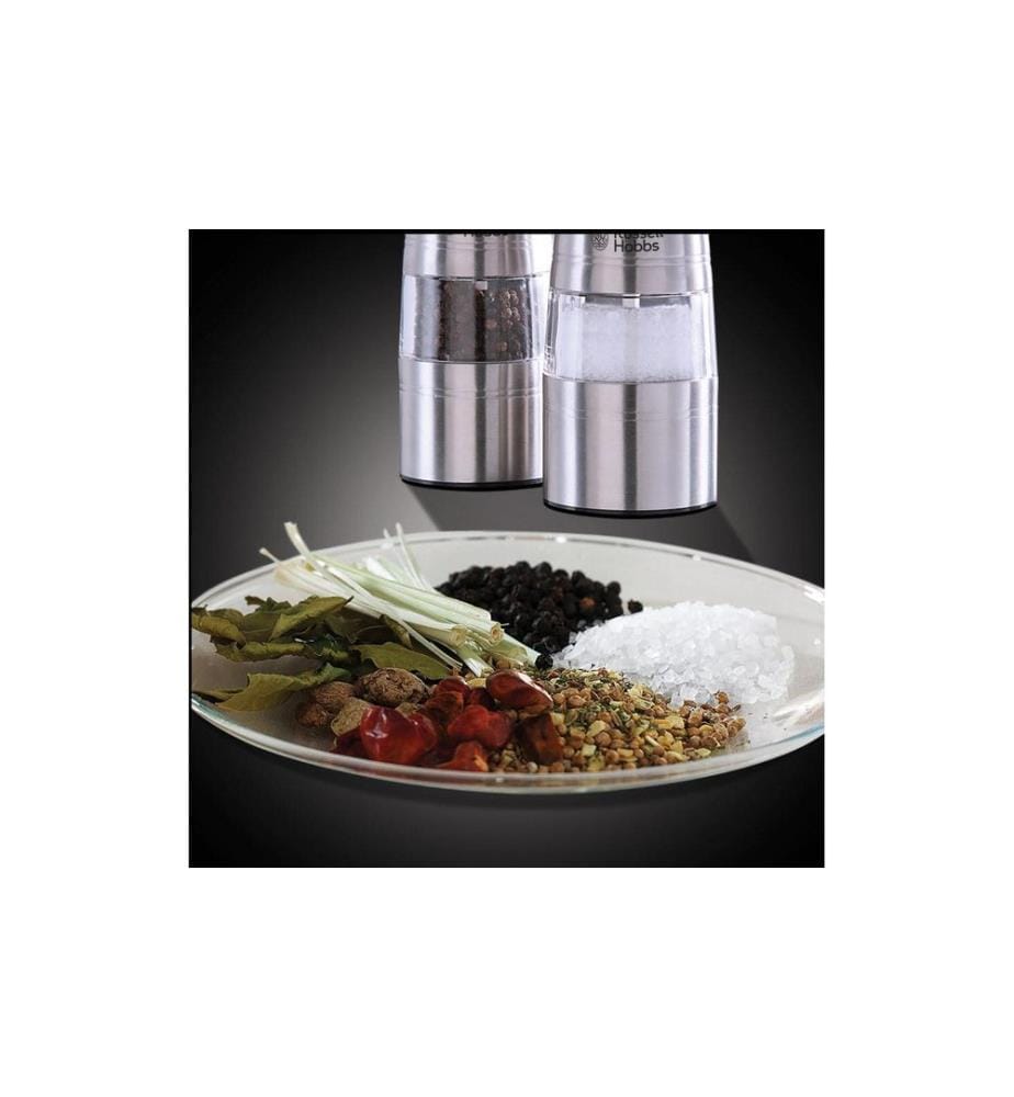 Russell Hobbs - Salz- und Pfeffermühle 2 Stück, 23.3 cm, Silber