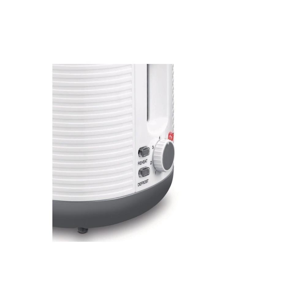 Koenig - Grille-pain Stripes Blanc/Gris