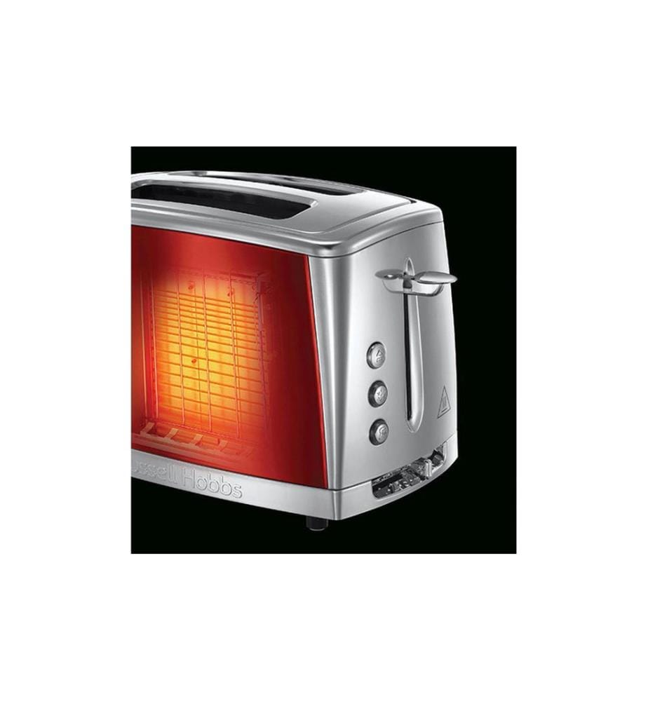 Russell Hobbs - Grille-pain Luna Solar Rouge