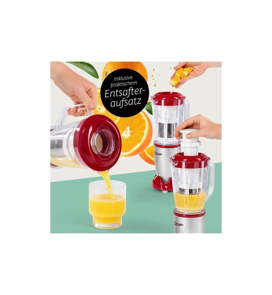 GOURMETMAXX - Smoothie Maker Mr. Magic Rot/Silber