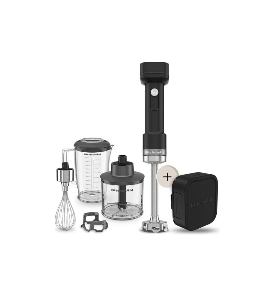 KitchenAid Mixeur plongeant GO 5KHBRV75BM Noir