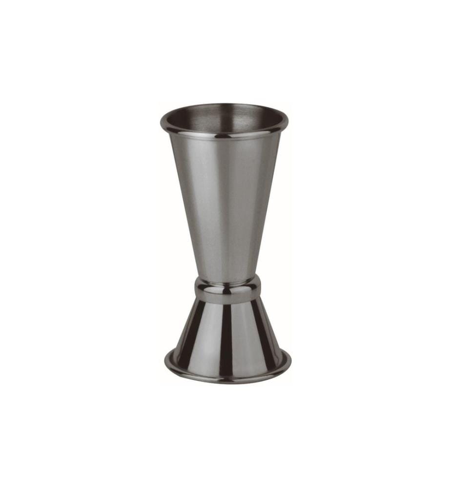 PADERNO - Cocktail-Doppelmass 40/20 ml, Schwarz/Grau