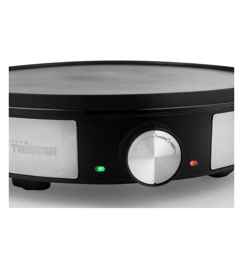 Tristar Crêpière BP-2638 1200 W, Noir/Argent