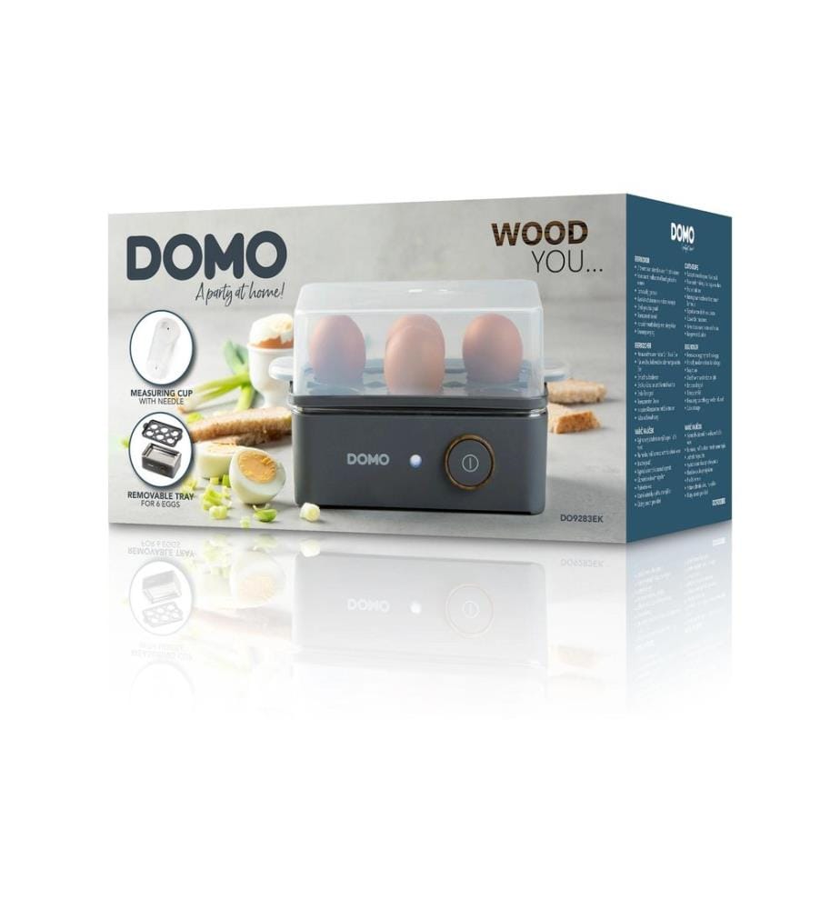 Domo Cuiseur d'oeufs DO9283EK Noir/Gris